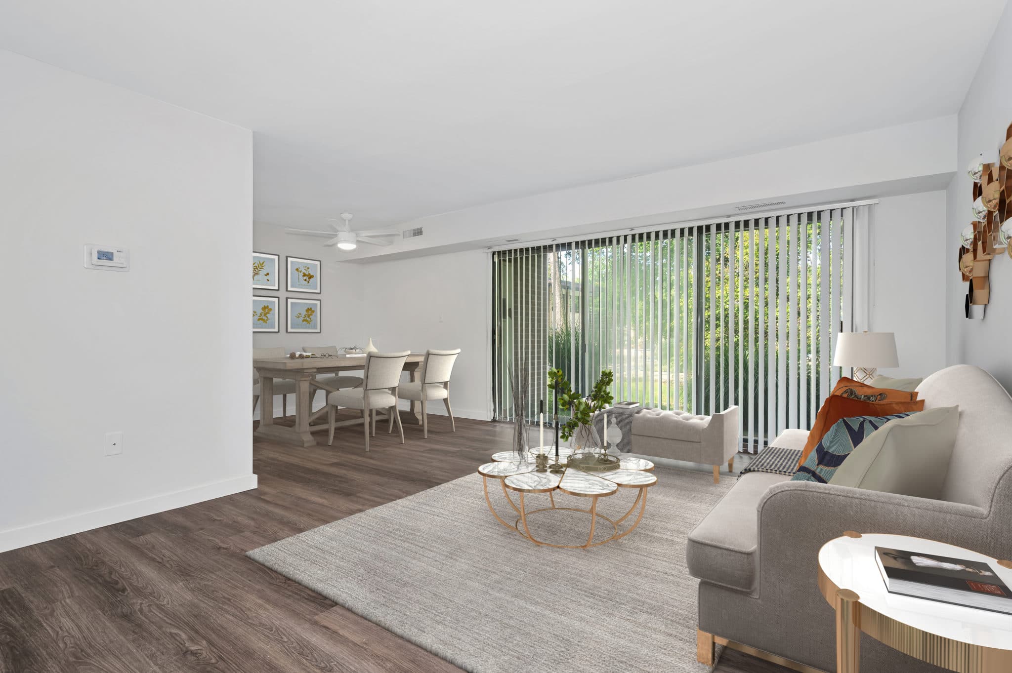 living room and dining area | Spark Oxon Hill Apartments